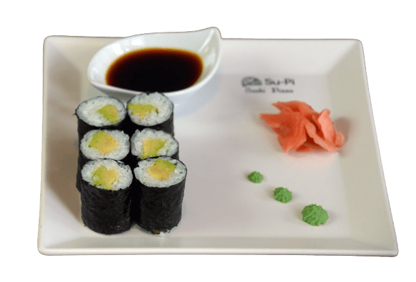 Avokádó-maki-sushi