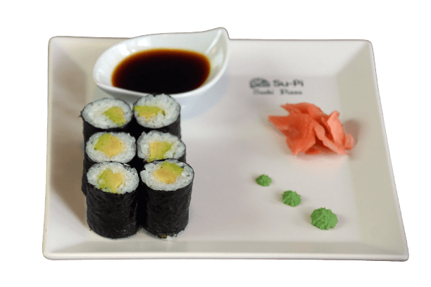 Avokádó-maki-sushi
