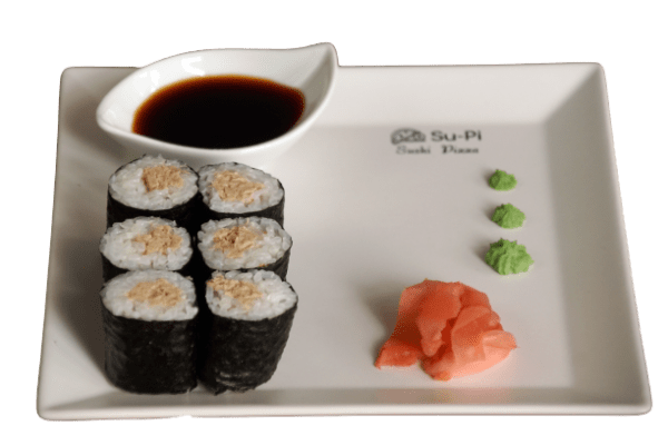 Tonhalkrém-maki-sushi