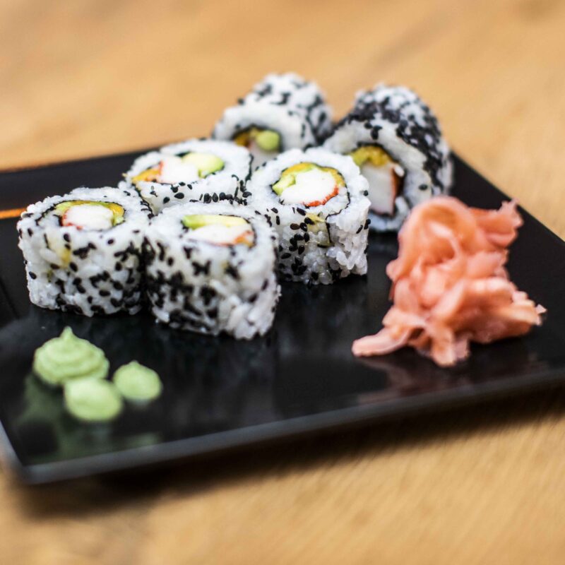 Mango surimi roll